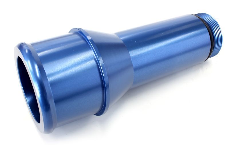 1.75" RADIATOR HOSE ADAPTER BLUE LONG 4.5" LENGTH CVR