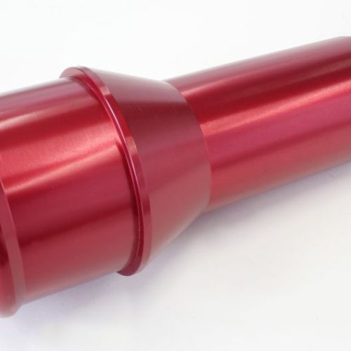 1.75″ RADIATOR HOSE ADAPTER   RED LONG 4.5″ LENGTH CVR