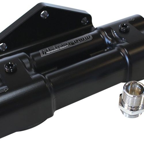 BILLET DUAL FILTER MOUNT      BLACK SUITS 2 X 3/4″-16