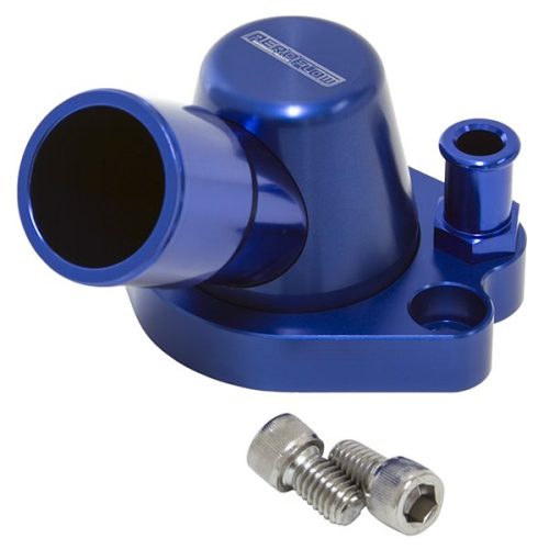 BILLET THERMOSTAT HOUSING BLUEHOLDEN V8 HEATER 90 DEG SWIVEL