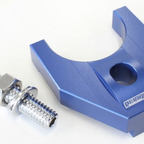 BILLET DISTRIBUTOR HOLD DOWN BLUE LARGE V2 WINDSOR & 351C