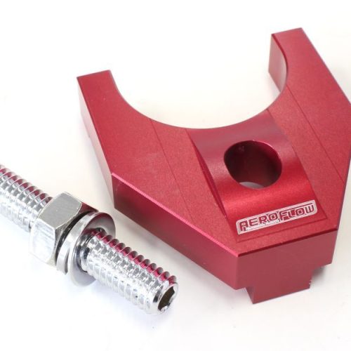BILLET DISTRIBUTOR HOLD DOWN RED LARGE V2 WINDSOR & 351C