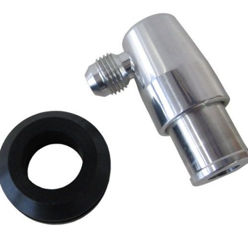 BILLET PCV VALVE SUITS 1-1/4″ HOLES IN COVER -6AN MALE