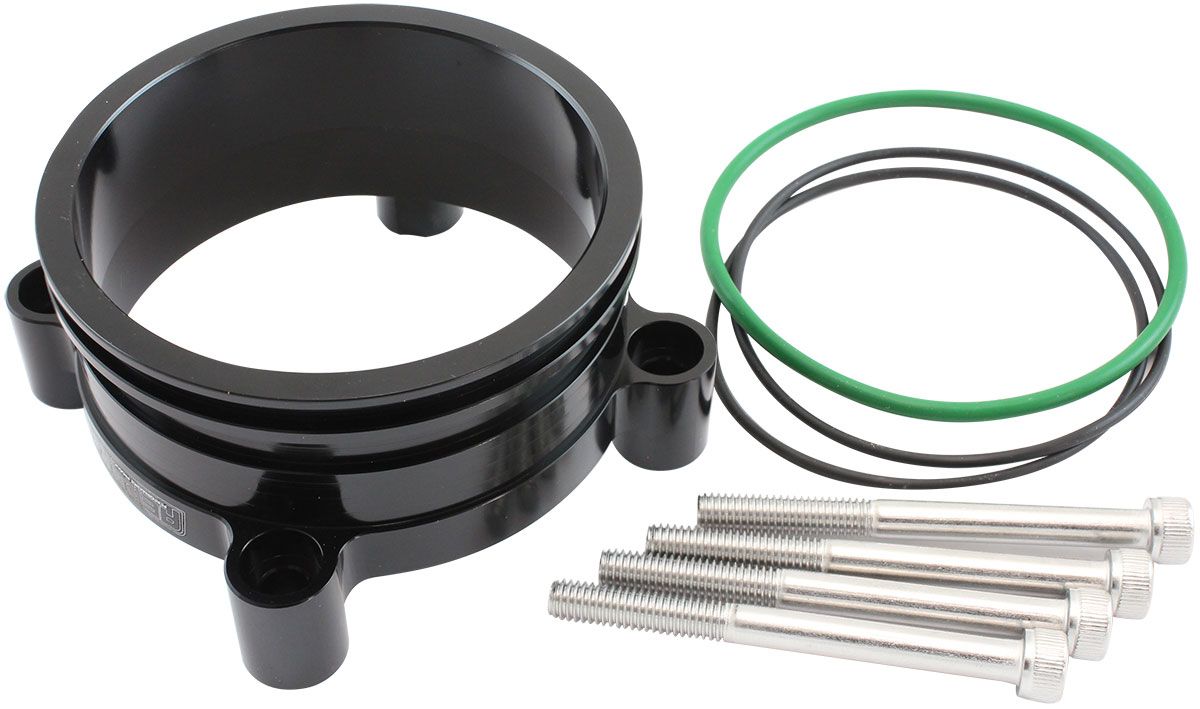 BOSCH DBW 68mm THROTTLE ADAPT INTERCOOLER CLAMP 3 INCH BLACK