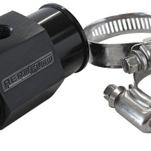 1-1/4″ 32mm WATER TEMP HOSE   ADAPTER w/ 1/8″ NPT GAUGE PORT