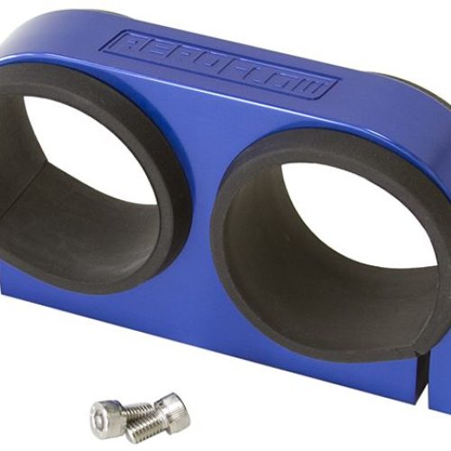 BILLET FUEL PUMP BRACKET BOSCHBLUE DUAL SUITS BOSCH / AF49