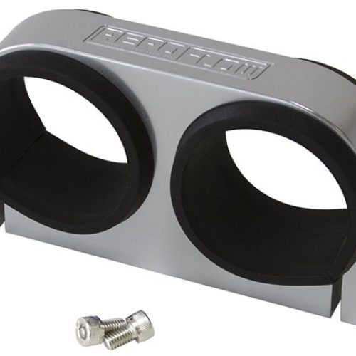 BILLET FUEL PUMP BRACKET BOSCHSILVER DUAL SUITS BOSCH / AF49