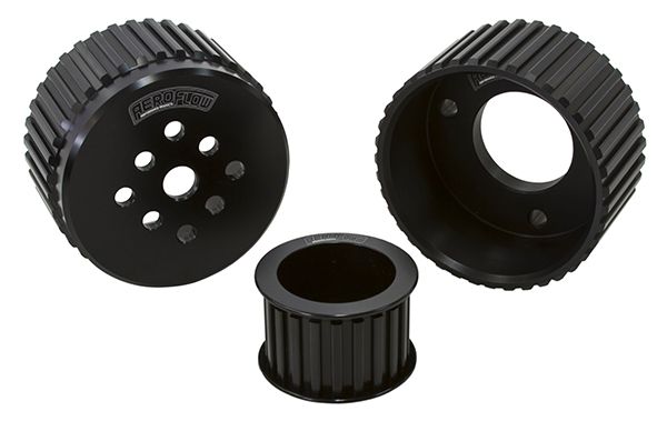 GILMER DRIVE KIT - BLACK CHEV V8 WITH SHORT W/PUMP
