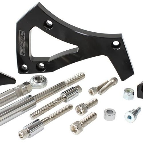 FORD 351C CLEV BILLET BLACK ALTERNATOR BRACKET D/SIDE MID