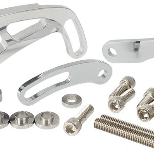 SBC MIDMOUNT POWER STEER PUMP L/SIDE-LONG PUMP BRACKET ONLY