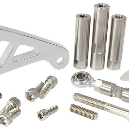 SBC SUIT MID MOUNT ALT BRACK D/SIDE LONG PUMP – POLISHED