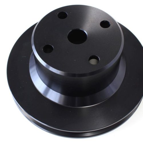 HOLDEN V8 WATER PUMP V PULLEY SUIT VN-ON JUMBO PUMP BLACK