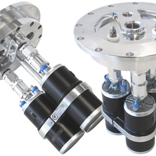 AEROFLOW BILLET TRIPLE PUMP   HANGER WELD,USE 49-1013 PUMPS