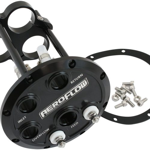 LOW PROFILE TRIPLE PUMP HANGERFUEL 450 525lph BLACK BILLET