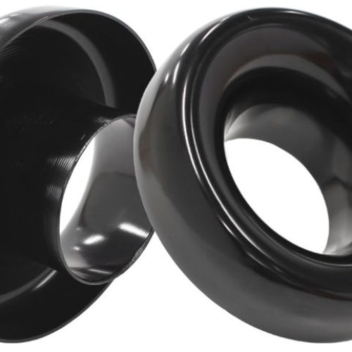 4″ bellmouth suit AR70 turbo  or intake pipe, 6″ O.D Black