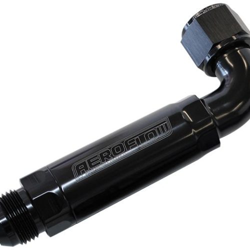 -12AN 90 DEG TO INLINE FILTER FOR USE WITH DRY SUMP PANS