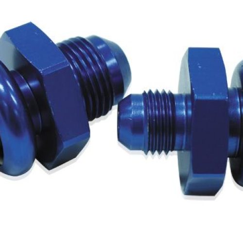 FORD EFI REGULATOR ADAPTER    -6AN WITH .435″ SHANK BLUE