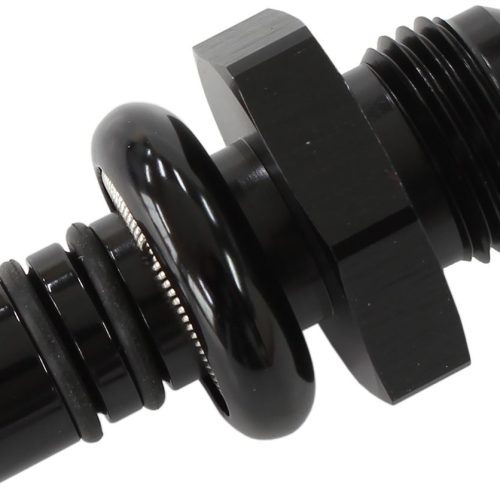 FORD EFI REGULATOR ADAPTER    -8AN WITH .550″ SHANK BLACK