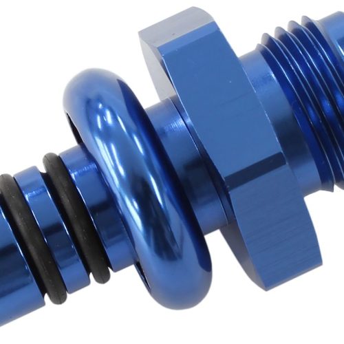 FORD EFI REGULATOR ADAPTER    -8AN WITH .550″ SHANK BLUE