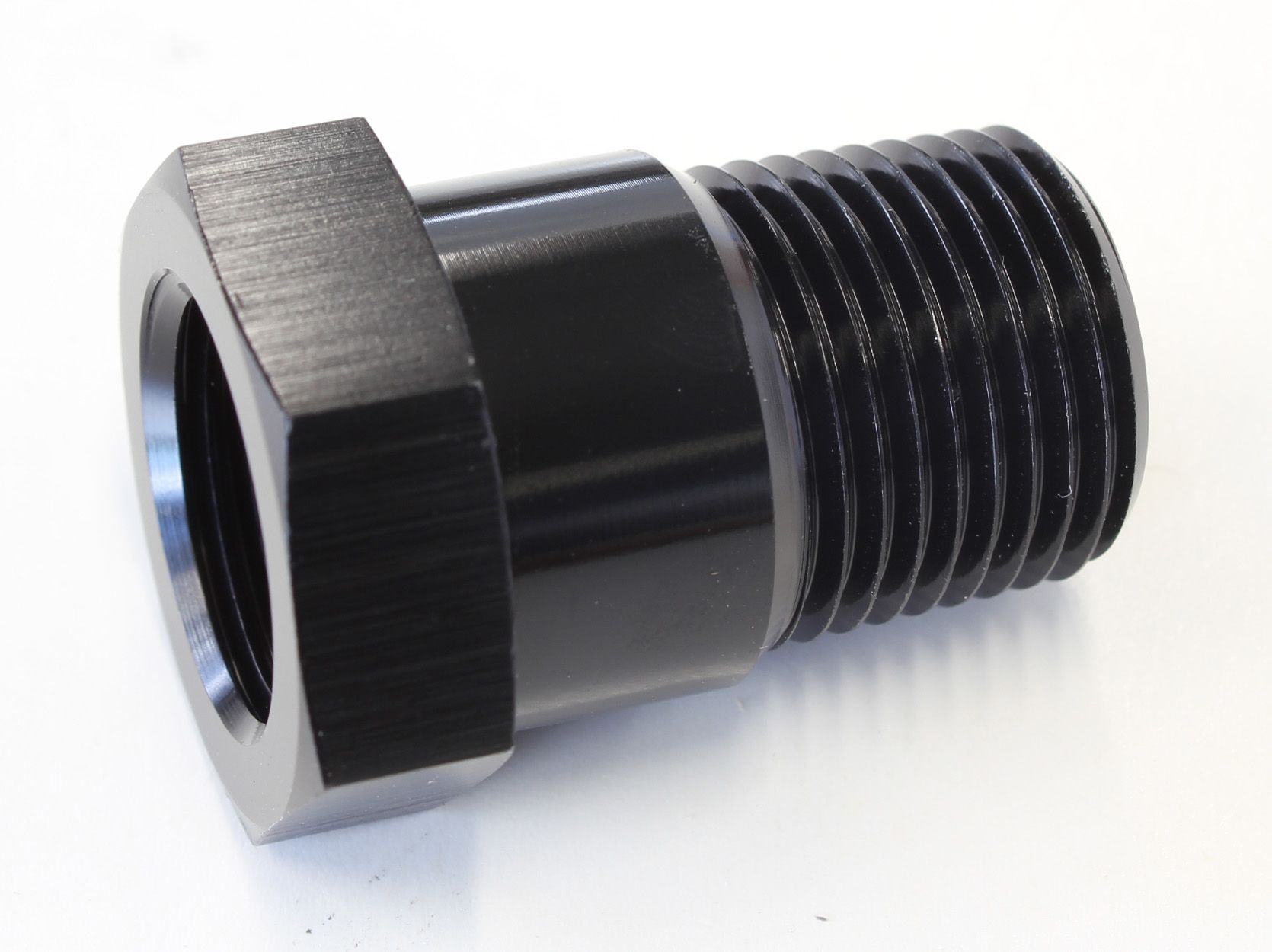 TEMPERATURE PROBE ADAPTER BLACK 3/8" MALE 5/8" FEMALE