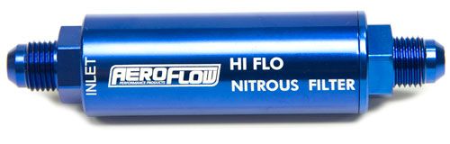 NITROUS FILTER -6AN HI-PRESS BLUE NOS15552 REPLACEMENT