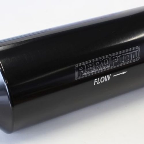 AEROFLOW PRO FILTER 60 MICRON BLACK FEMALE -12 ORB 2.4″ x 7″
