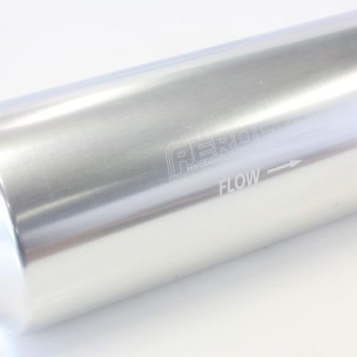 AEROFLOW PRO FILTER 60 MICRON SILVER FEMALE -12 ORB 2.4″ x7″