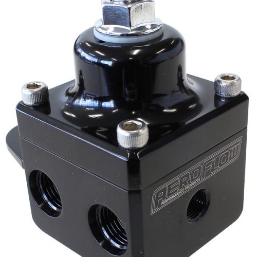 4 PORT FUEL PRESSURE REGULATORBLACK CARB 1600+ HP 4-12 PSI