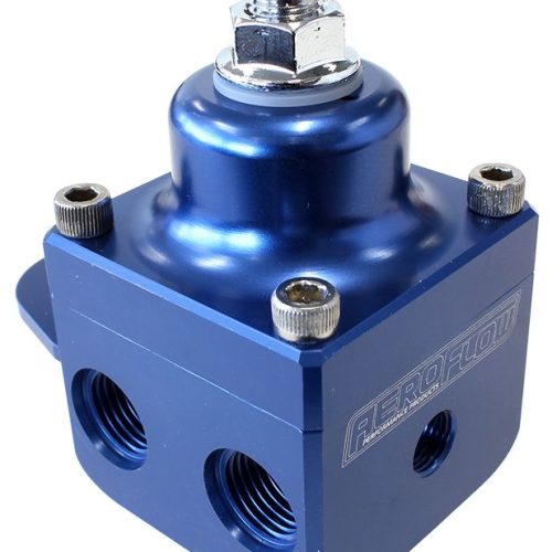 4 PORT FUEL PRESSURE REGULATORBLUE CARB 1600+ HP 4-12PSI