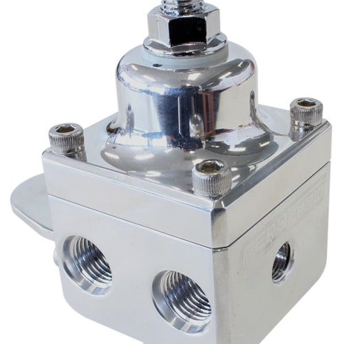 4 PORT FUEL PRESSURE REGULATORPOLISHED CARB 1600+HP 4-12 PSI