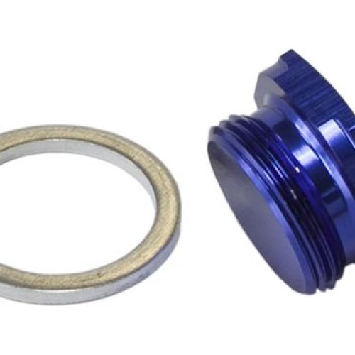 HOLLEY INLET BOWL BLANK PLUG BLUE 7/8″ X 20 PLUG / BLANK