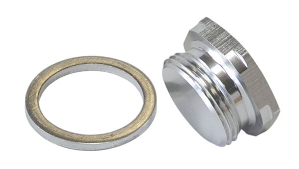 HOLLEY INLET BOWL BLANK PLUG SILVER 7/8" X 20 PLUG / BLANK