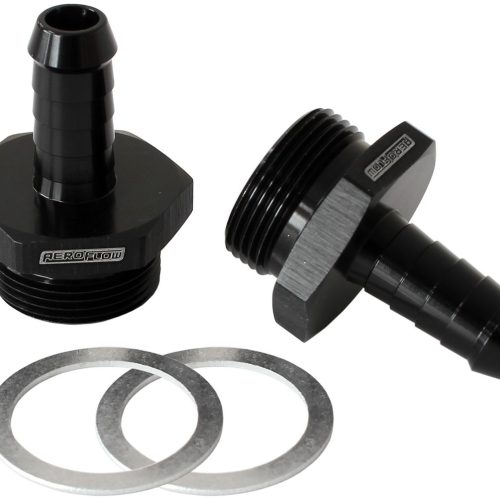 HOLLEY INLET FITTING 3/8″ BARBBLACK 7/8″ X 20 TO 3/8″ BARB