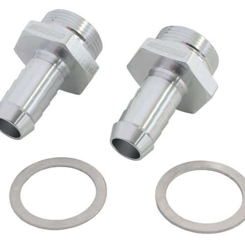 HOLLEY INLET FITTING 1/2″ BARBSILVER 7/8″ X 20 TO 3/8″ BARB