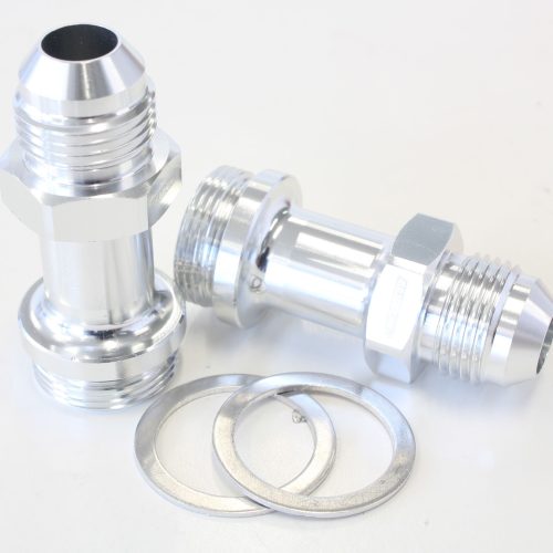 HOLLEY INLET FITTING -8AN     SILVER 7/8″ X 20 TO -8AN LONG