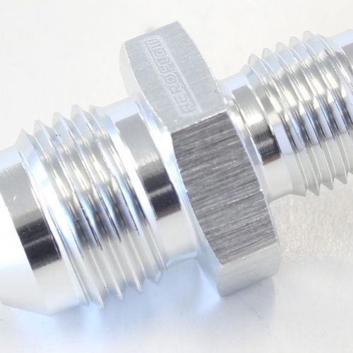 Adaptor 7/16 X 24 Inverted    seat to -06 Silver