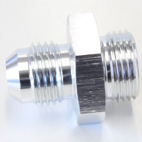 CARTER/EDELBROCK FITTING -6   SILVER 5/8″ X 20 TO -6AN