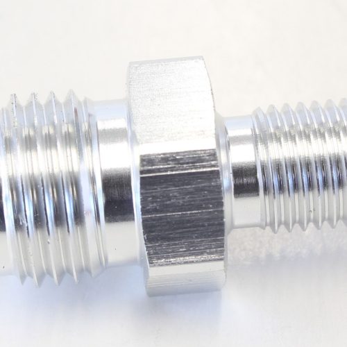 3/8″-24 DUAL SEAT FLARE -6AN  SILVER ALSO CAN BE WASHER SEAL