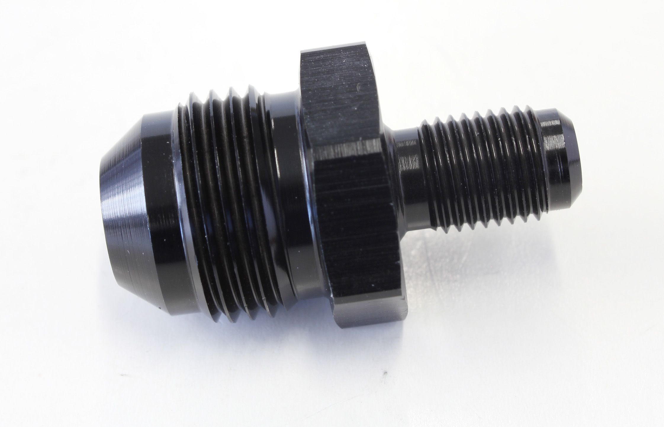 3/8"-24 DUAL SEAT FLARE -8AN BLACK ALSO CAN BE WASHER SEAL