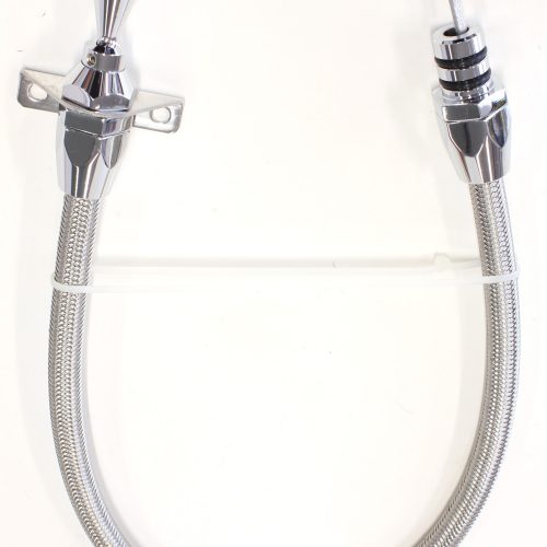 GM TH350 TH400 TRANS DIPSTICK FIREWALL MOUNT CHROME FINISH