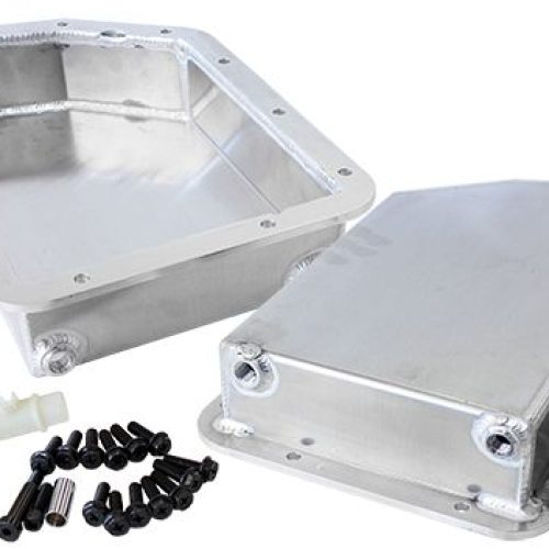 TH400 3″ DEEP FABRICATED TRANSMISSION PAN INC FILTER EXTENSI