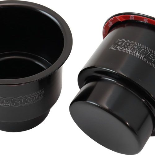 LARGE CUP HOLDERS BLACK PAIR  SHIFTER RISER DRINK HOLD