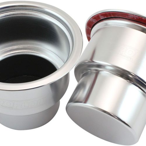 SMALL CUP HOLDERS SILVER PAIR SHIFTER RISER DRINK HOLD