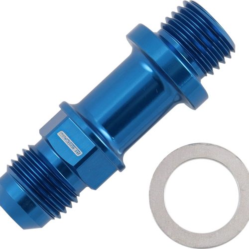 METRIC M14 x 1.5mm TO -6 LONG EXTENSION 51mm BLUE MALE -6AN