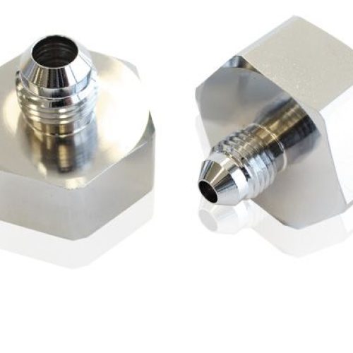 NITROUS BOTTLE ADAPTER -4AN   STEEL FINISH DURABLE FOR ONOFF