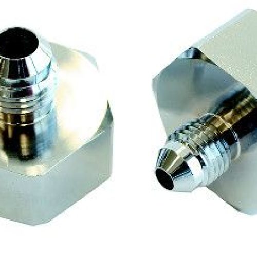 NITROUS BOTTLE ADAPTER -6AN   STEEL FINISH DURABLE FOR ONOFF