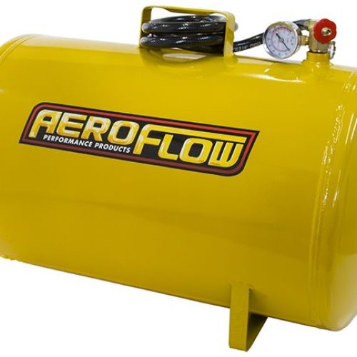 10 GAL PORTABLE AIR TANK YELLOWITH TANK VALVE 125 MAX OPERAT
