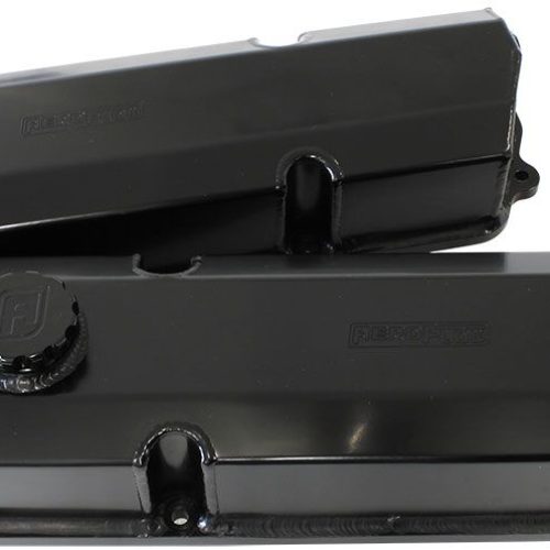 253 308 HOLDEN FABRICATED     VALVE COVERS BLACK EARLY