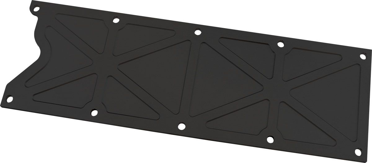 GM LS1 TRUSSED VALLEY PLATE COVER BLACK ALLOY LS CAST