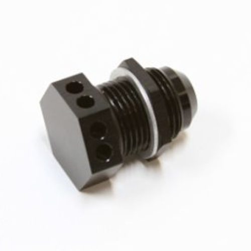 BOLT IN -12AN BREATHER CAST ORFABRICATED COVERS BLACK